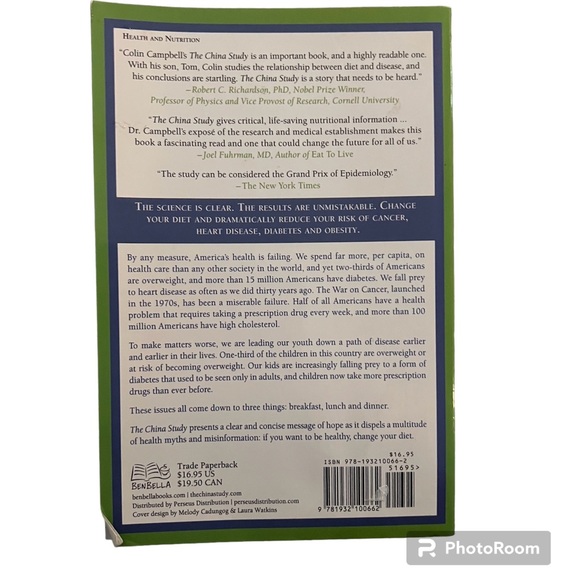 The China Study Paperback - Picture 2 of 3